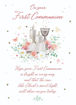 Picture of ON YOUR FIRST COMMUNION PINK CARD